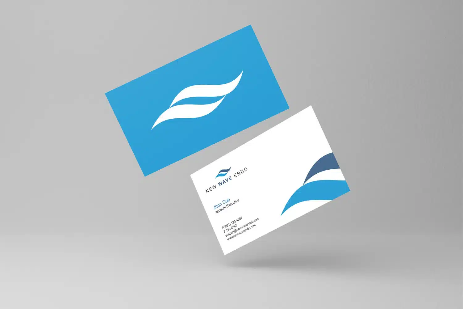 New Wave Endo Business Card Design